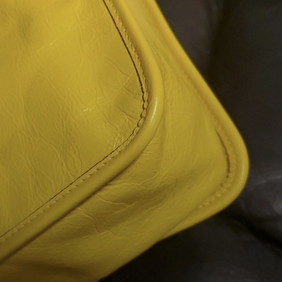 AUTHENTIC GUCCI YELLOW CROSSBODY MESSENGER BAG SHOULDER UNISEX morpheus - Picture 12 of 12